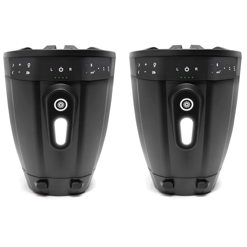 EcoXGear ExtremeTower Speakers TBB8 - 2 Battery Powered Bluetooth Amplified Tower Speakers
