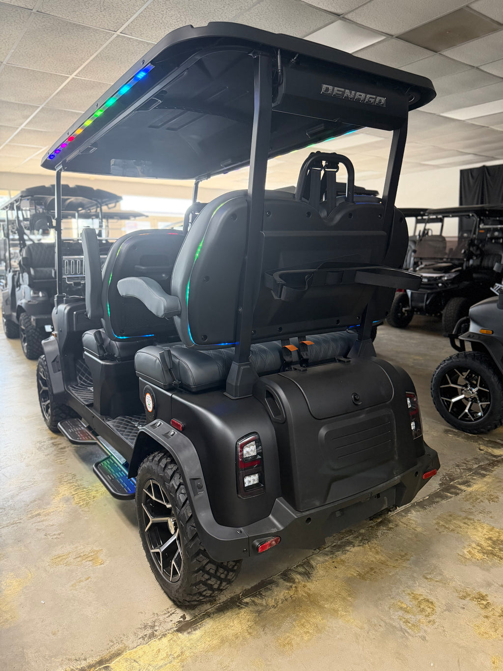 2026 Denago Rover XL Gen 3 Golf Cart – Matte Black