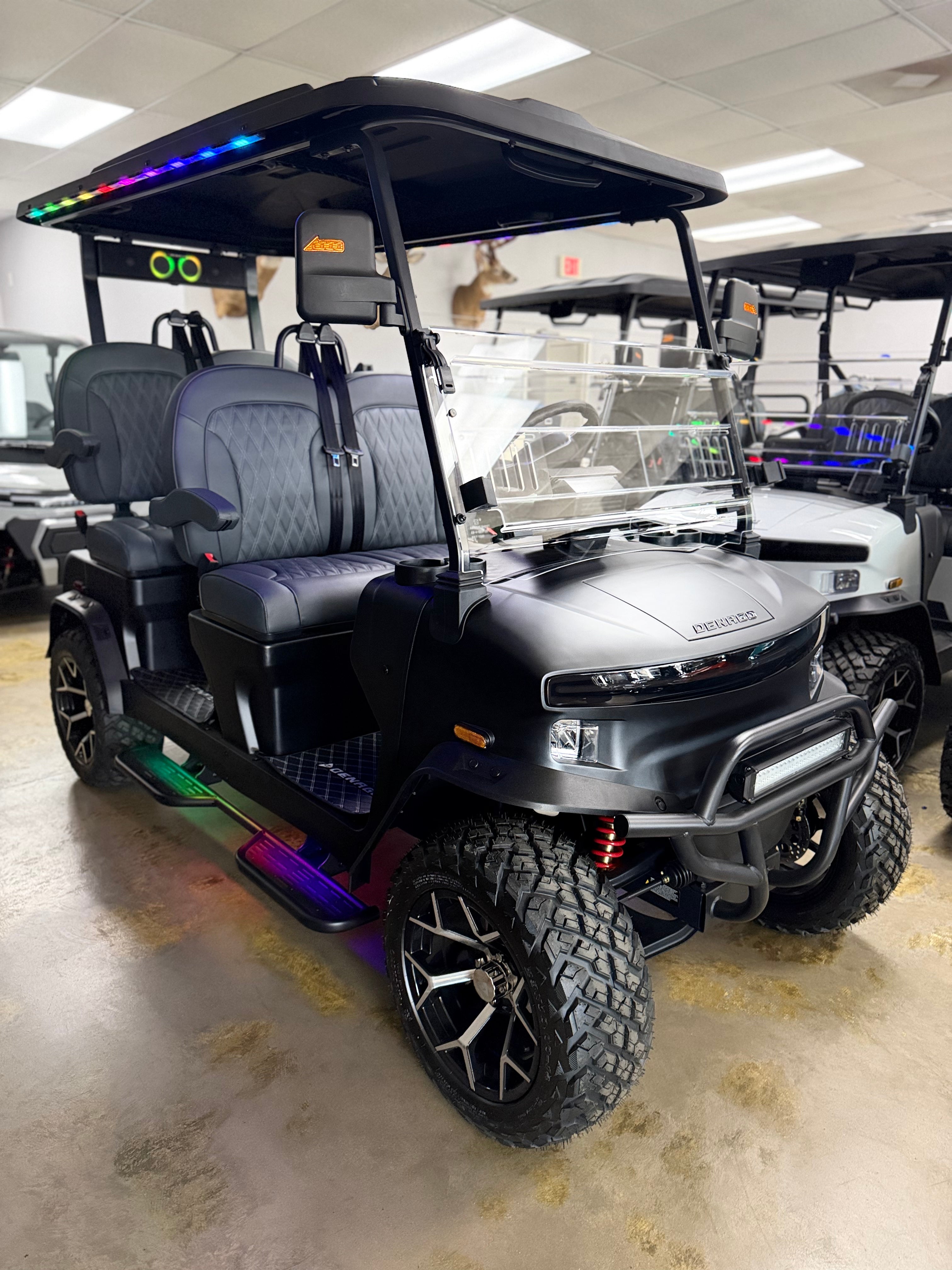 2026 Denago Rover XL Gen 3 Golf Cart – Matte Black