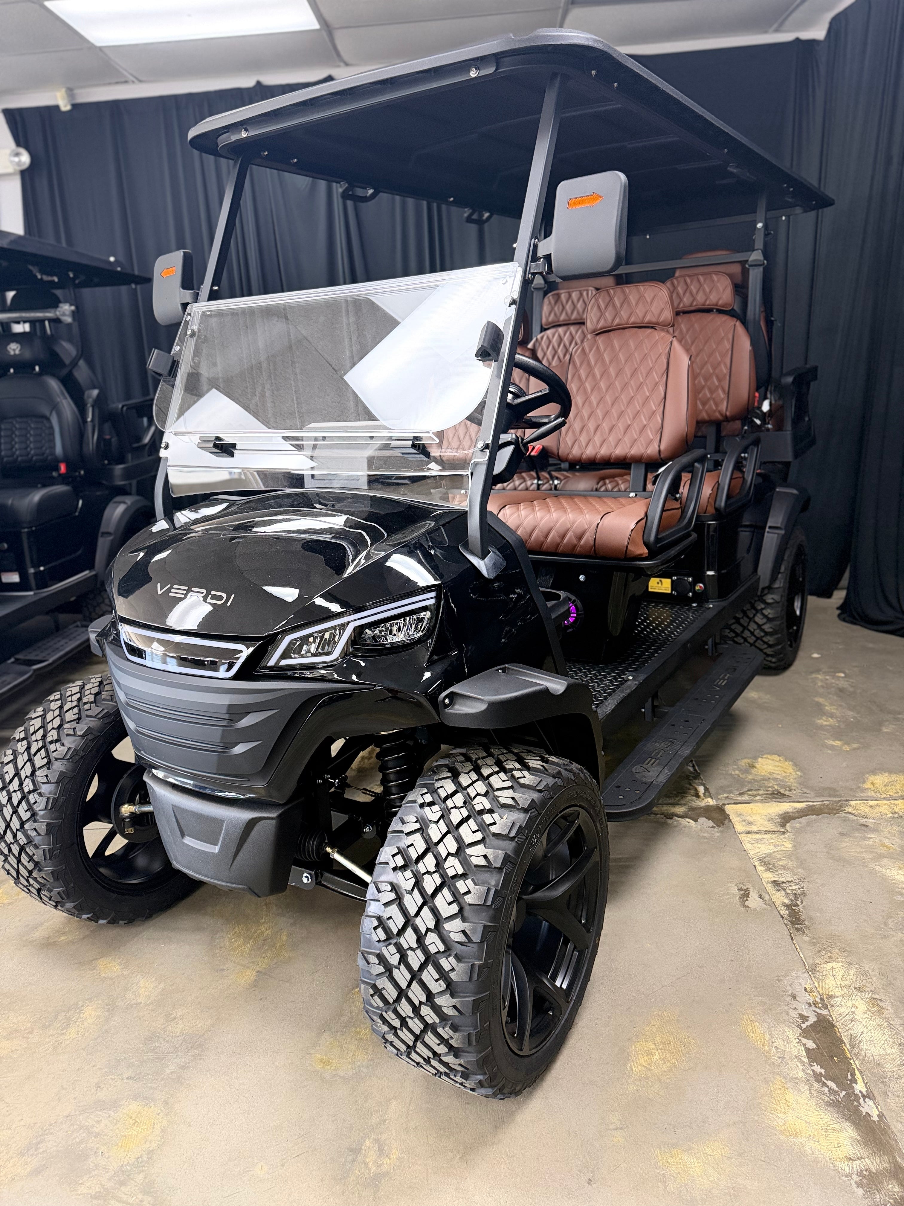 2026 VERDI Aspen S6 Black w/ Brown Leather Seats