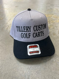 Tillery Custom Golf Cart Embroidered 2-Tone Hat