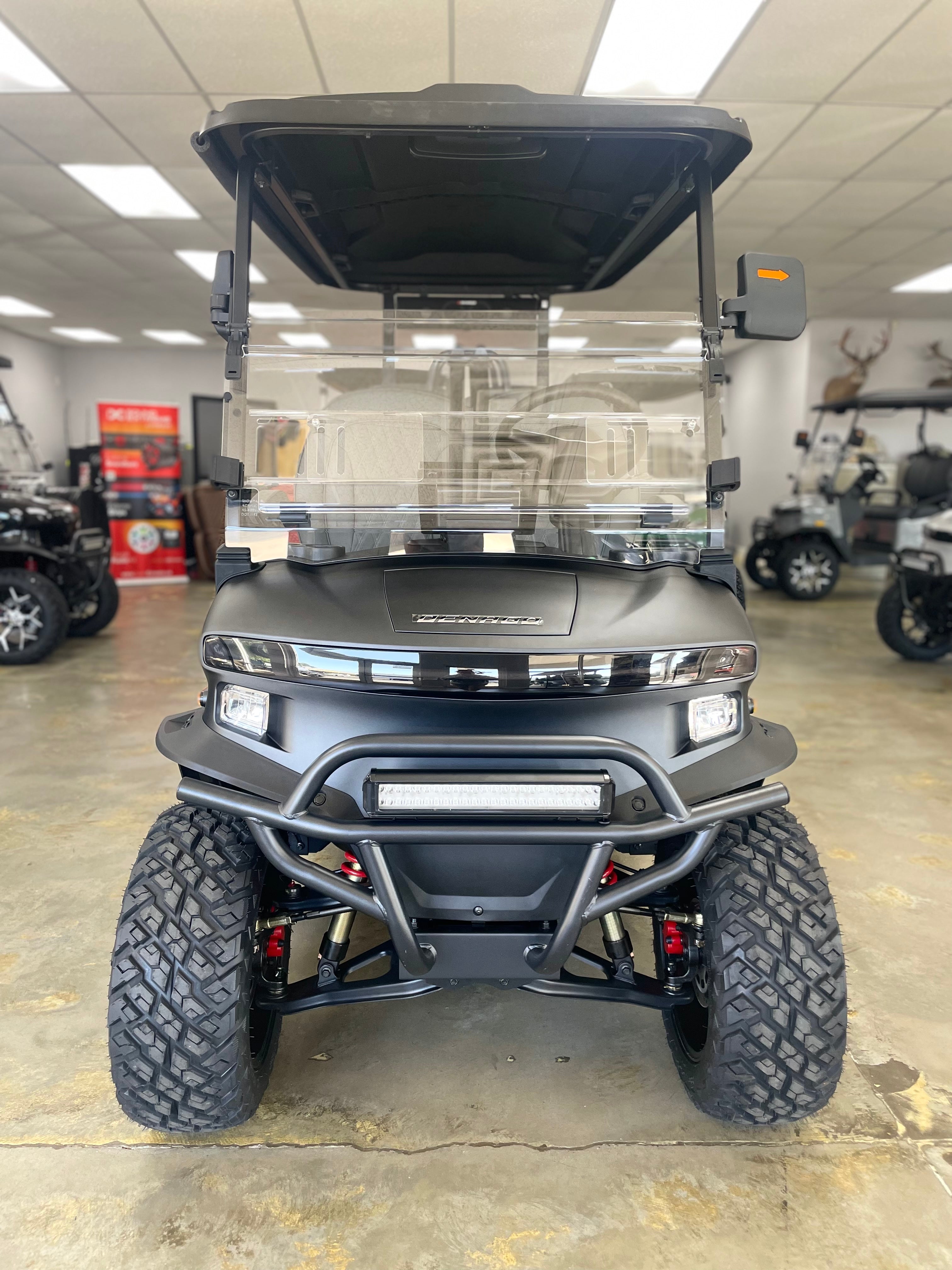 2026 Denago Rover XL Gen 3 Golf Cart – Matte Black